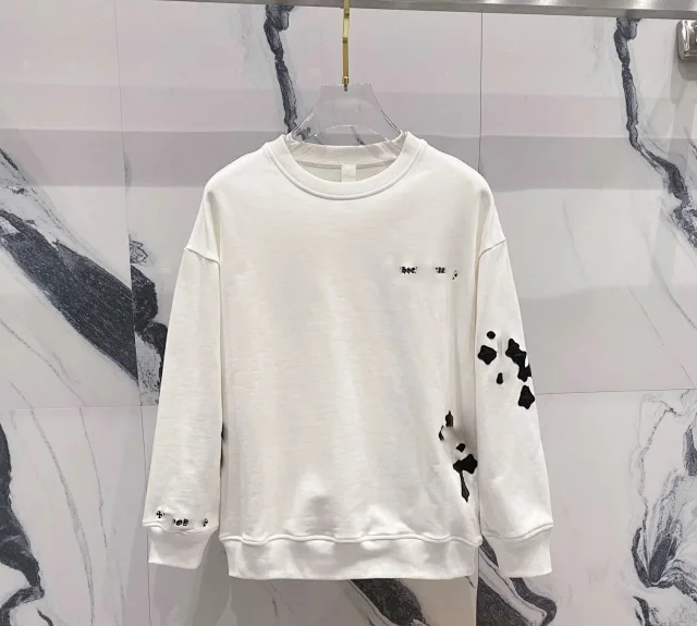 Chrome Hearts Knitwear Crewneck knit sweater with cross motifs product detail image 4
