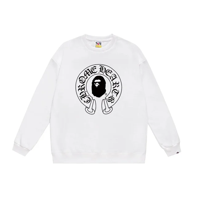 A Bathing Ape Hoodies & Sweatshirts Big Head graphic crewneck sweatshirt product detail image 2