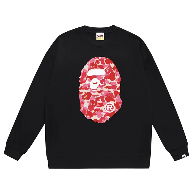 A Bathing Ape Hoodies & Sweatshirts Big Head graphic crewneck sweatshirt product detail image 7