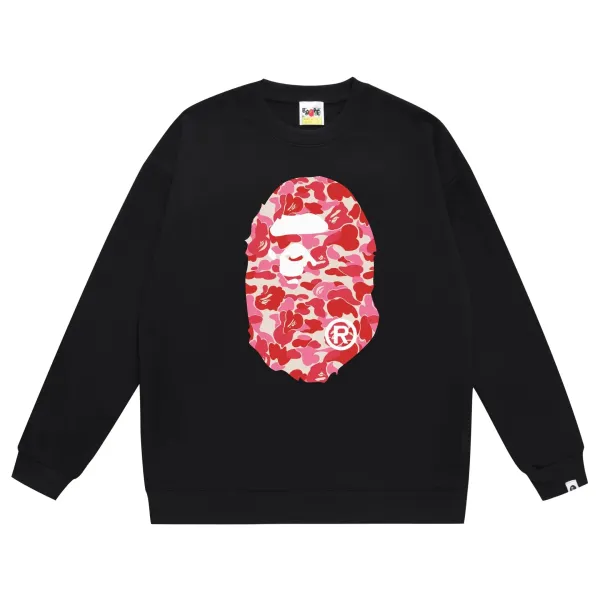 A Bathing Ape Camo Big Ape Head Gray Hoodie - 8