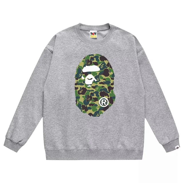 A Bathing Ape Hoodies & Sweatshirts Big Head graphic crewneck sweatshirt product detail image 12