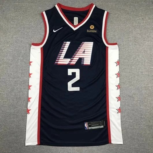 NBA Mitchell & Ness Leonard #2 City Edition Jersey Light Blue - 10