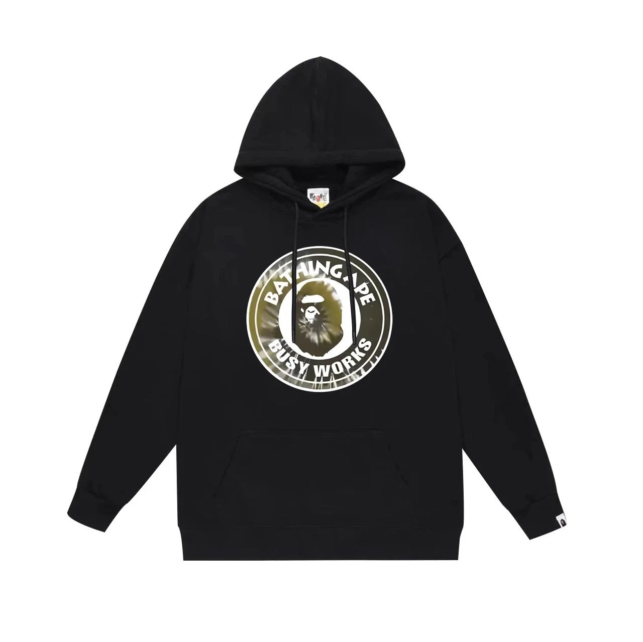 A Bathing Ape Baby Milo Multicolor Camo Hoodie Gray - 2