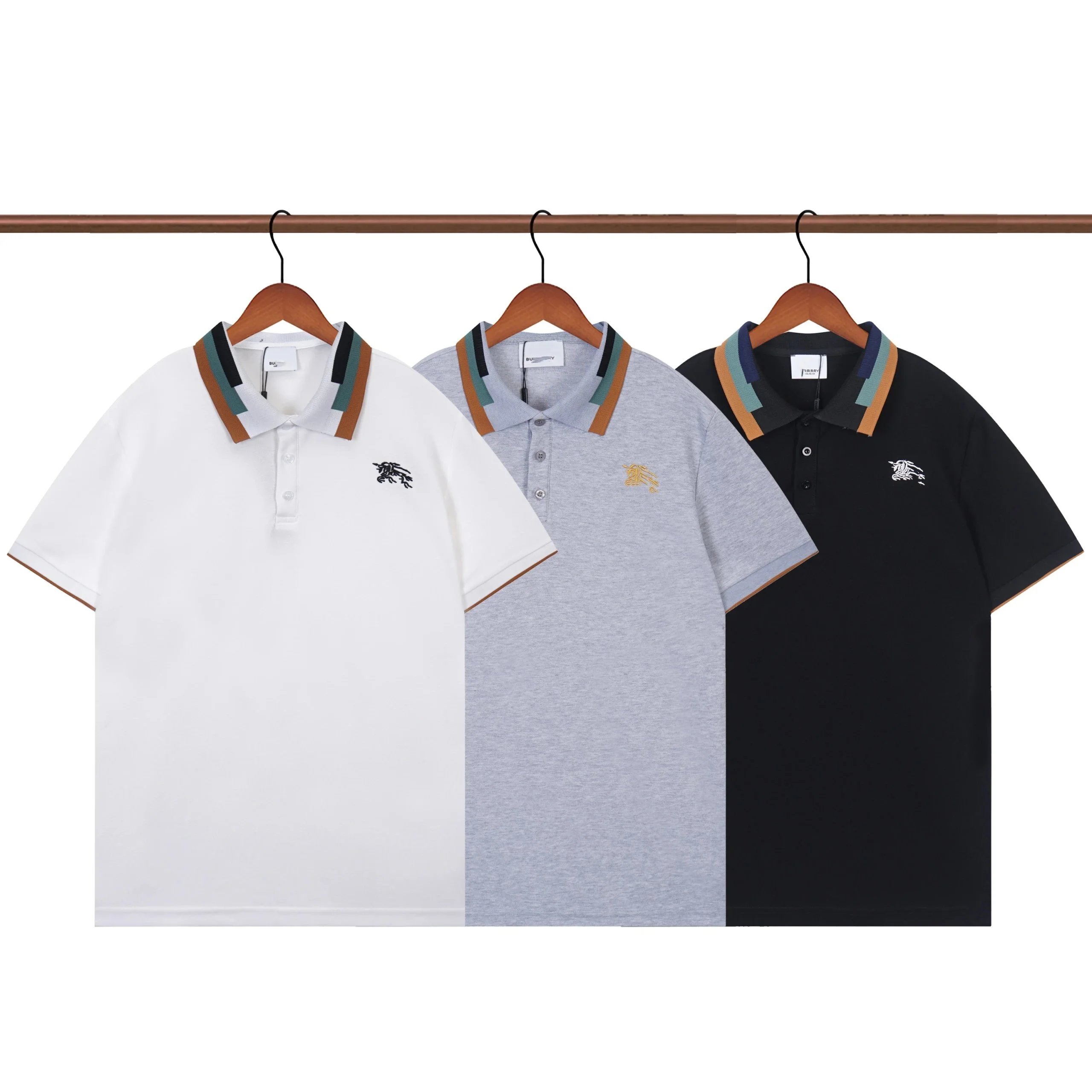 Polo Shirt White Gra