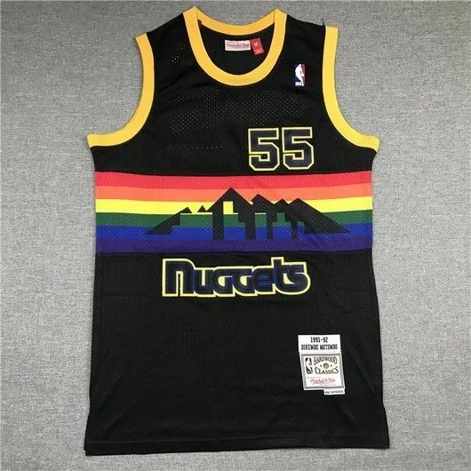 Mitchell & Ness Denver Nuggets 2003-04 Hardwood Classics Authentic Jersey Blue - 11