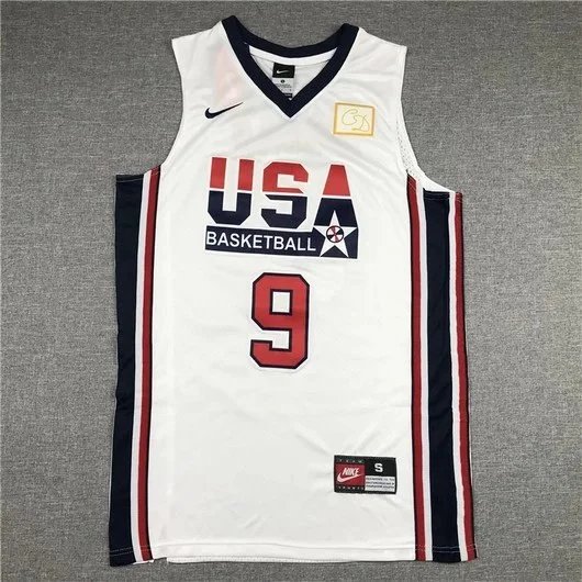 Nike USA Basketball Team Jersey White Red Navy Vest-Top