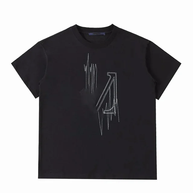 Louis Vuitton T-Shirts Short-Sleeve Graphic Crewneck product detail image 3