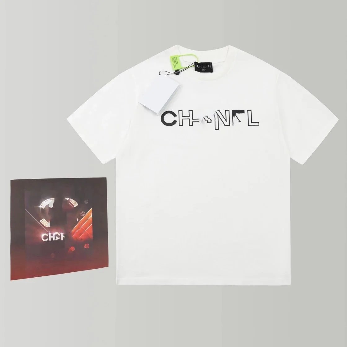 Chanel Rainbow Logo White T-Shirt - 3