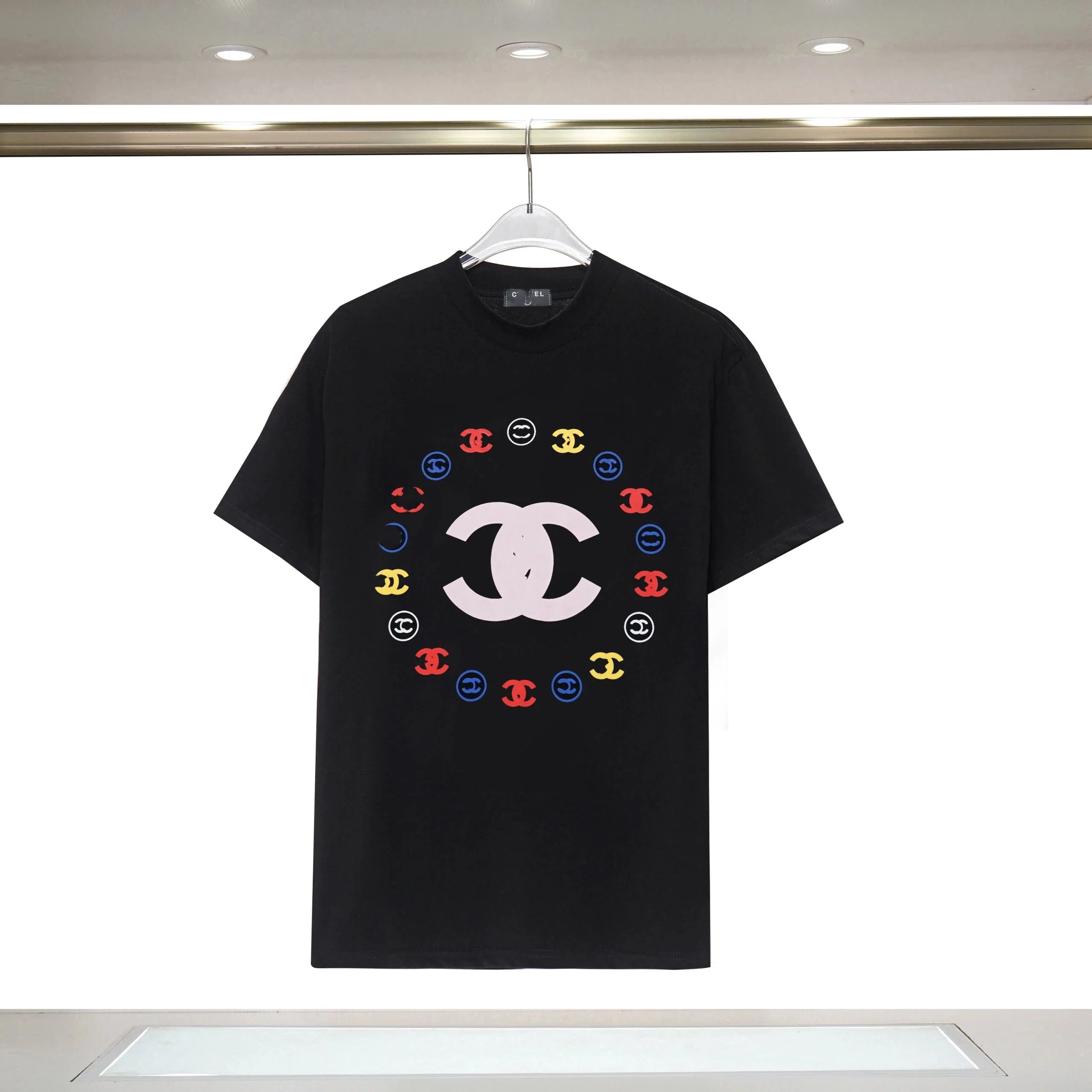 Chanel Rainbow Logo White T-Shirt - 15