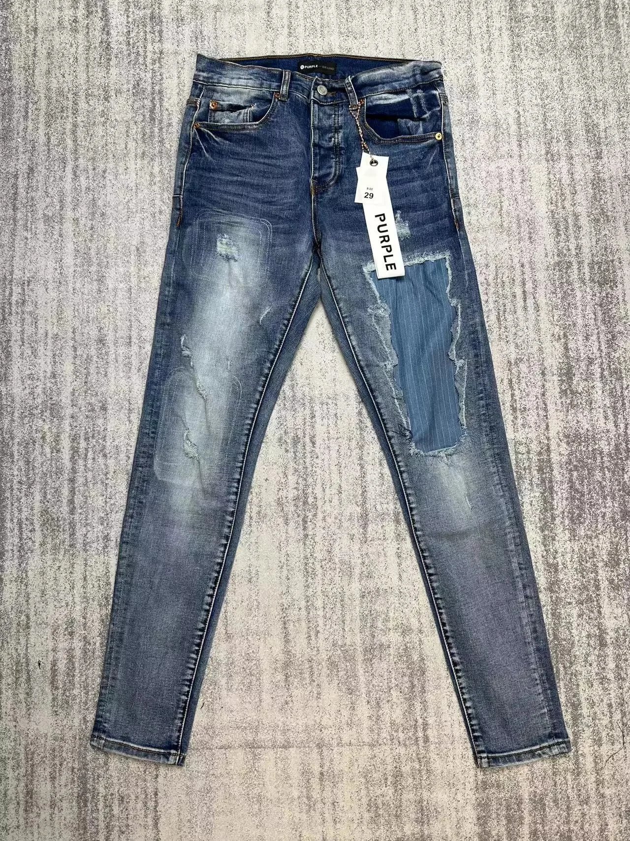 Amiri Distressed Black Slim Fit Jeans - 10