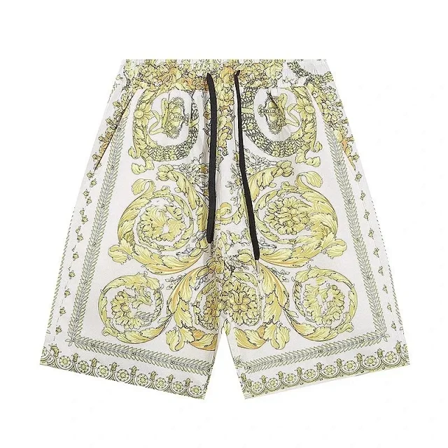 Versace Shorts Drawstring with Medusa emblem and Greca trim product detail image 8