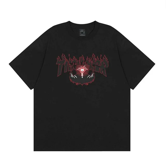Thrasher T-Shirts Flame Graphic T-Shirt product detail image 2