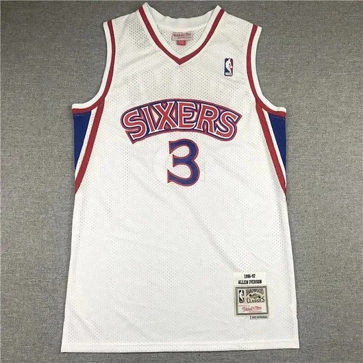 Mitchell & Ness Philadelphia 76ers basketball jersey product detail image 12