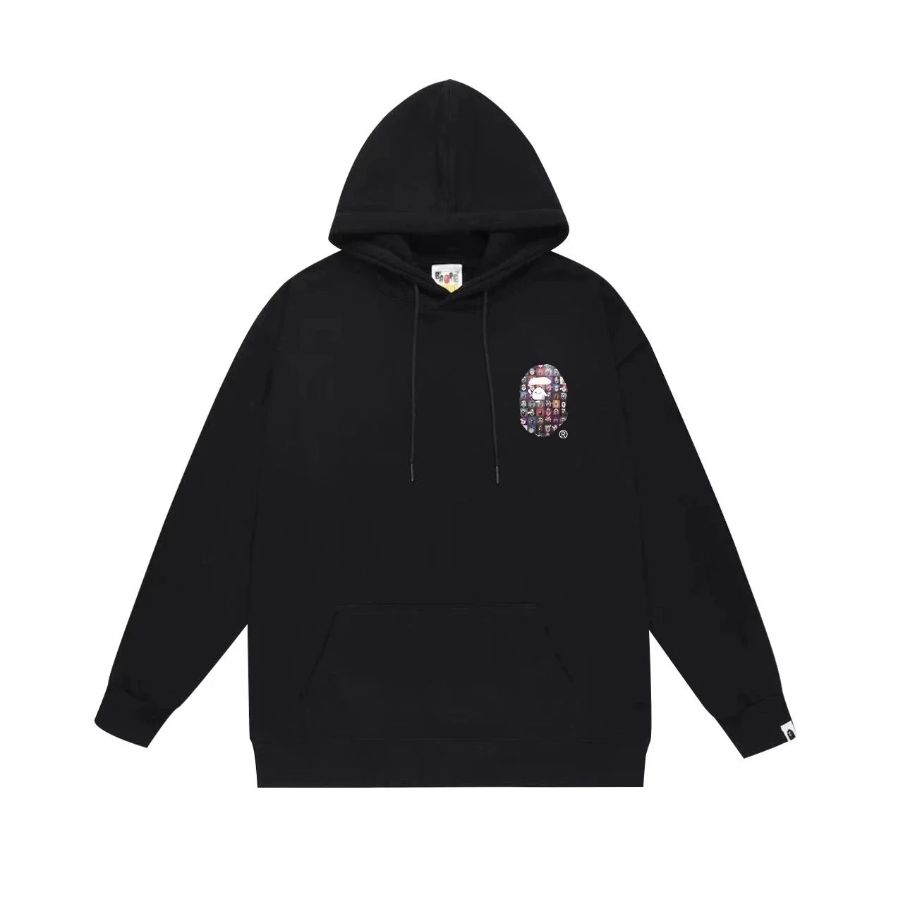 A Bathing Ape ABATHIN GAPE Gradient Print Hoodie Gray - 11