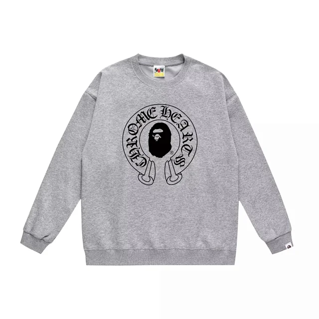 A Bathing Ape Hoodies & Sweatshirts Big Head graphic crewneck sweatshirt product detail image 3