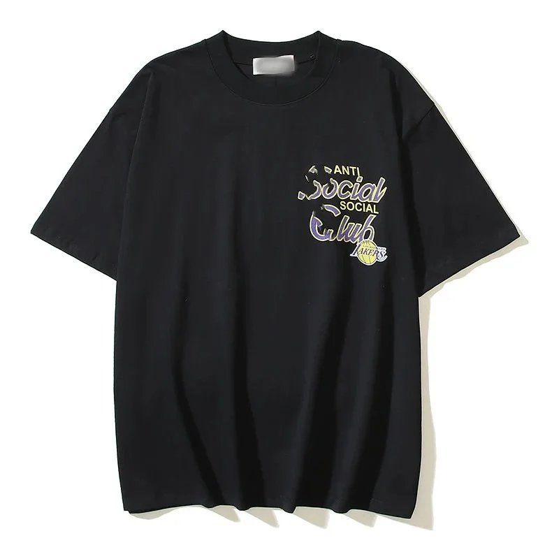 Design MoreHateMoreLove Rainbow Gradient Logo Black T-Shirt T-Shirts - 4