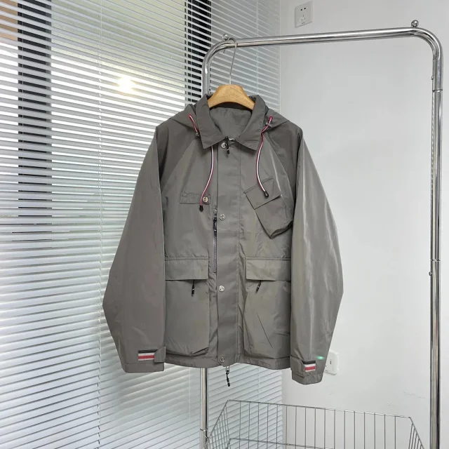 Thom Browne Jackets Zip-Up product detail image 5