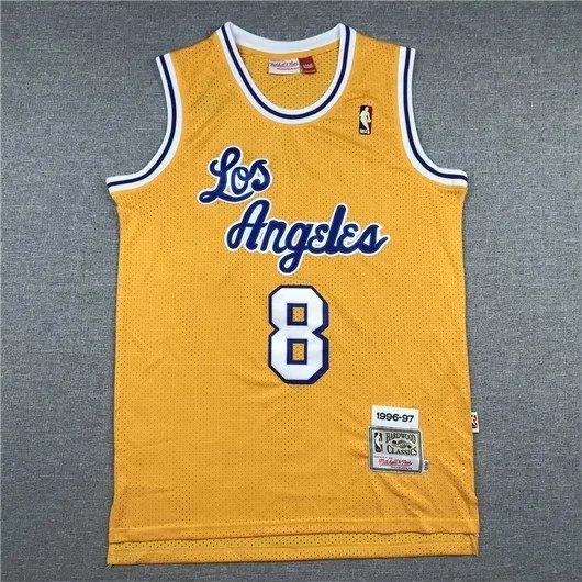 Nike Football Jerseys Los Angeles Lakers Basketball Jersey, Numbers 24 and 8 — 27