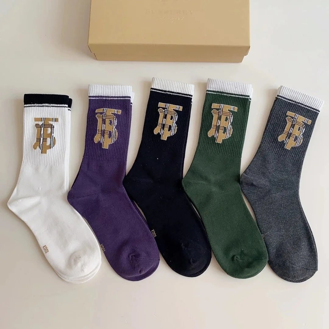 Burberry Equestrian Knight Socks Multicolor Socks - 14