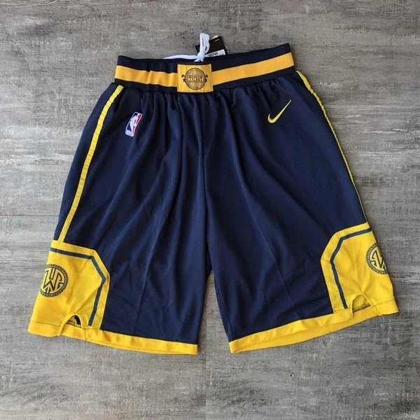 Nike Mesh Basketball Shorts Navy with Red and Yellow Stripes - 14