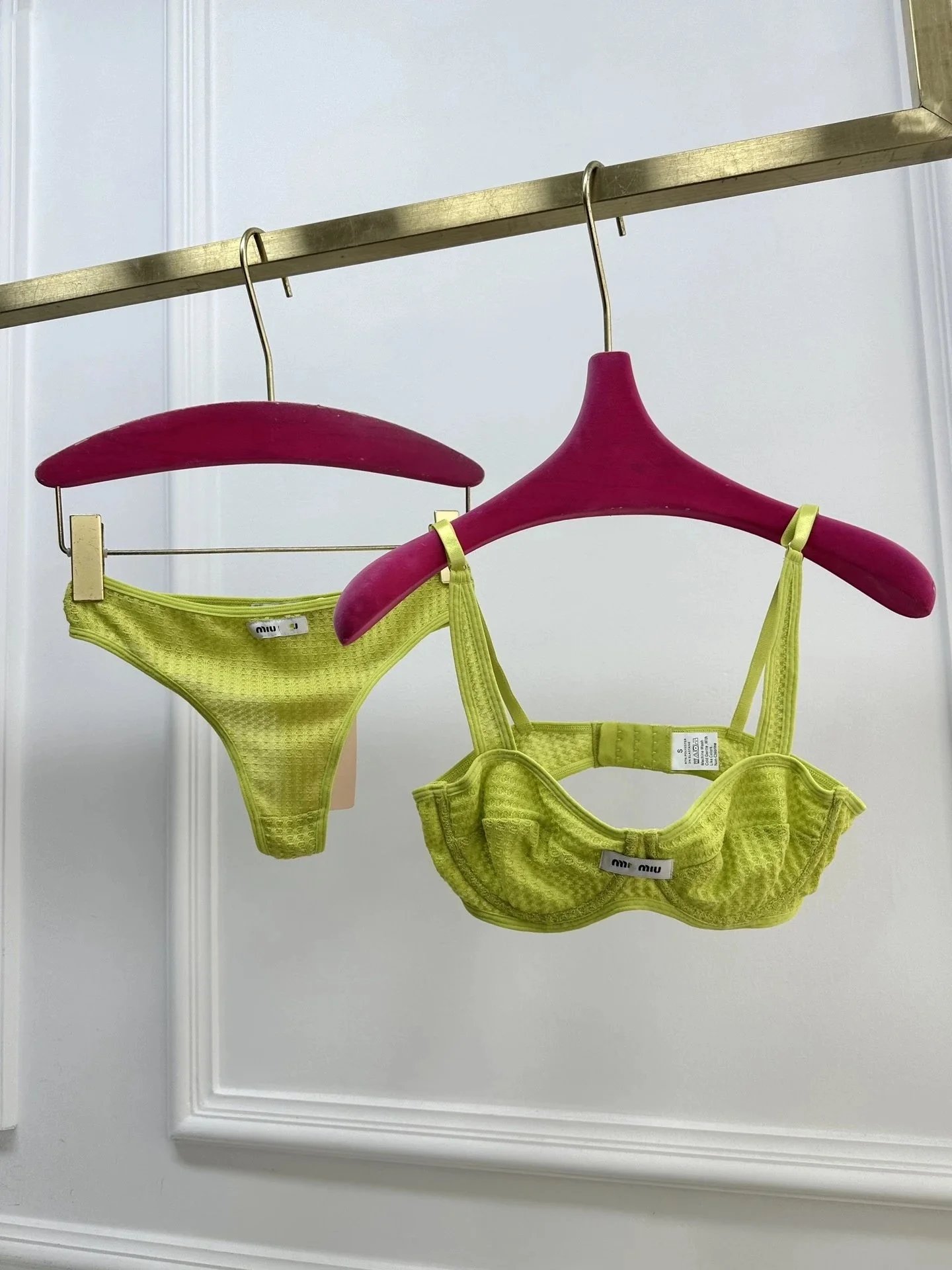 Design TC-1FORD Pink Sports Bra and Brief Set Underwear - 18