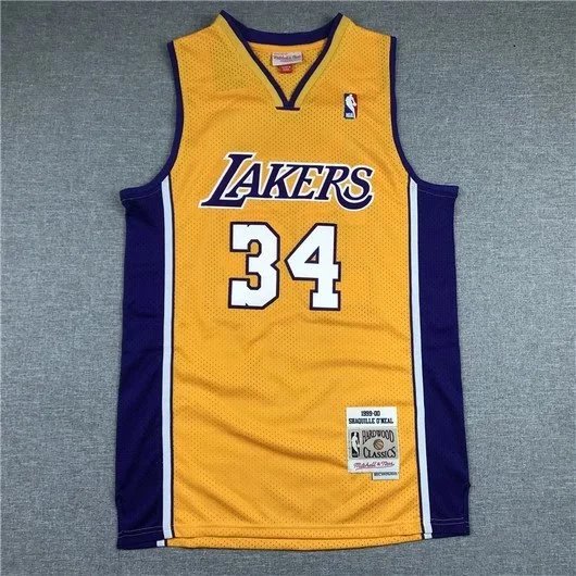 Mitchell & Ness Los Angeles Lakers 2018-19 Hardwood Classics Black Mesh Jersey - 13