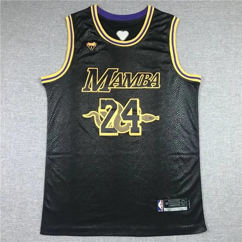 Nike x Crenshaw Collection #23 Black Gold Mesh Jersey - 7