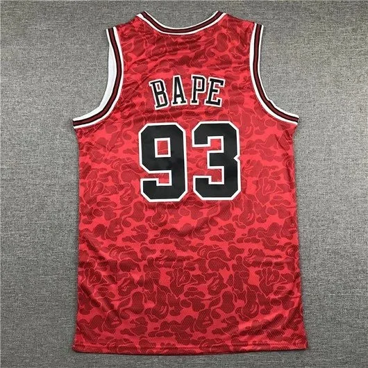 BAPE Football Jerseys Sleeveless basketball-style jersey with team logo prints product detail image 7