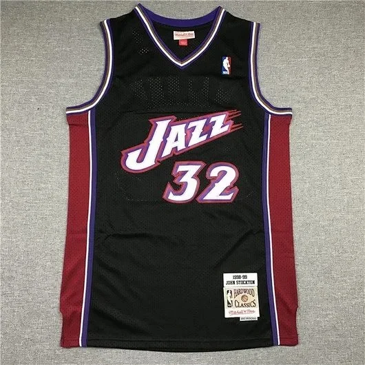 Mitchell & Ness Utah Jazz Hardwood Classics basketball jersey product detail image 5