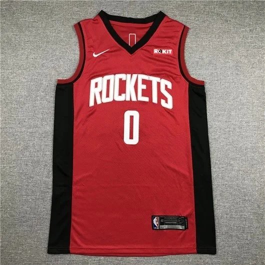 Nike Houston Rockets Association Edition Jersey Red / Black - 7