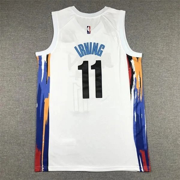 Mitchell & Ness 1992-93 New Jersey Nets Dr. J Hardwood Classics Swingman Jersey Blue - 8