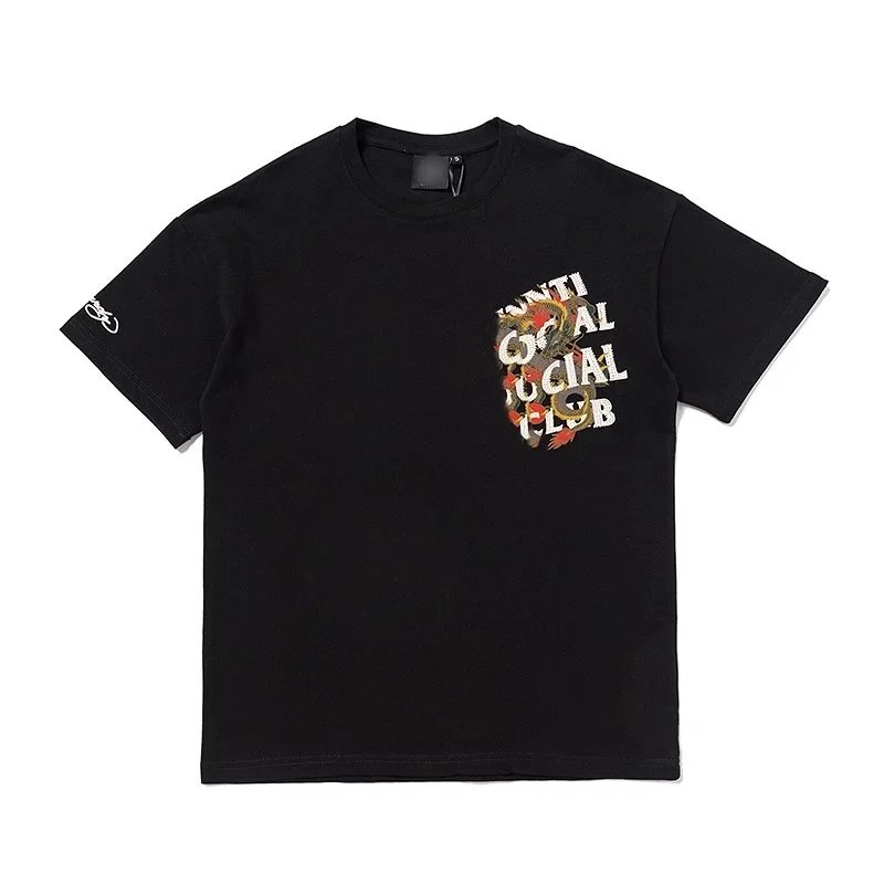 Anti Social Club T-Shirts Automotive Parts Graphic T-Shirt — 05