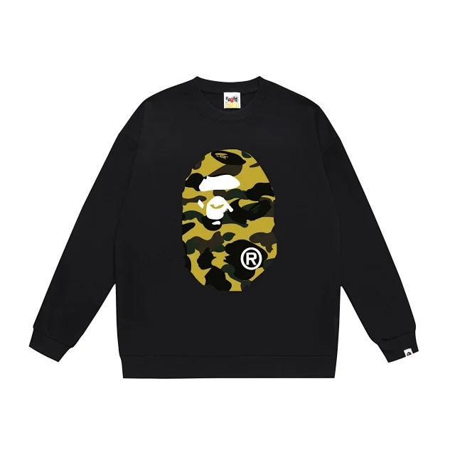 A Bathing Ape Hoodies & Sweatshirts Big Head graphic crewneck sweatshirt product detail image 13
