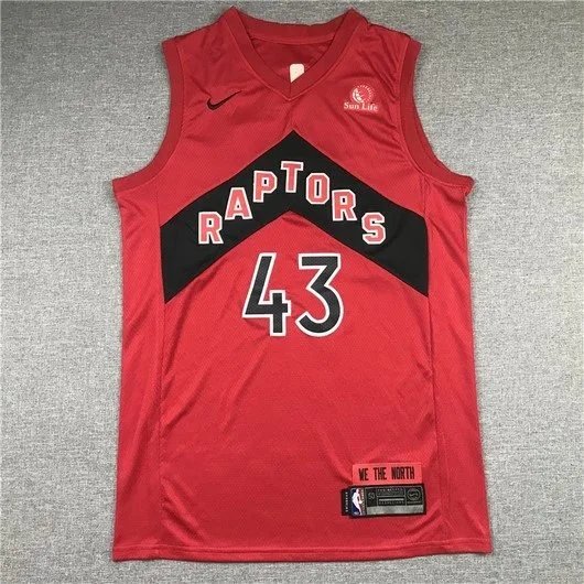 Nike Toronto Raptors #43 Statement Edition Jersey Red