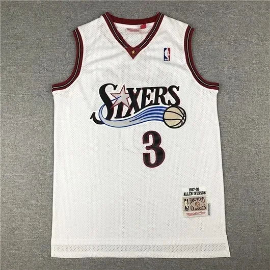 Mitchell & Ness Philadelphia 76ers basketball jersey product detail image 5