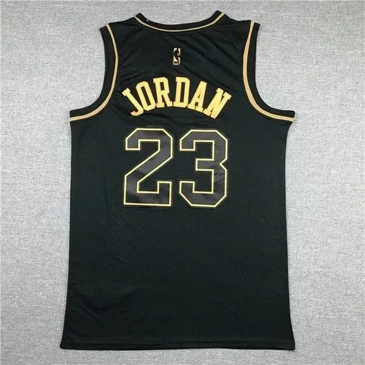 Air Jordan 23 Black Gold Jersey - 1