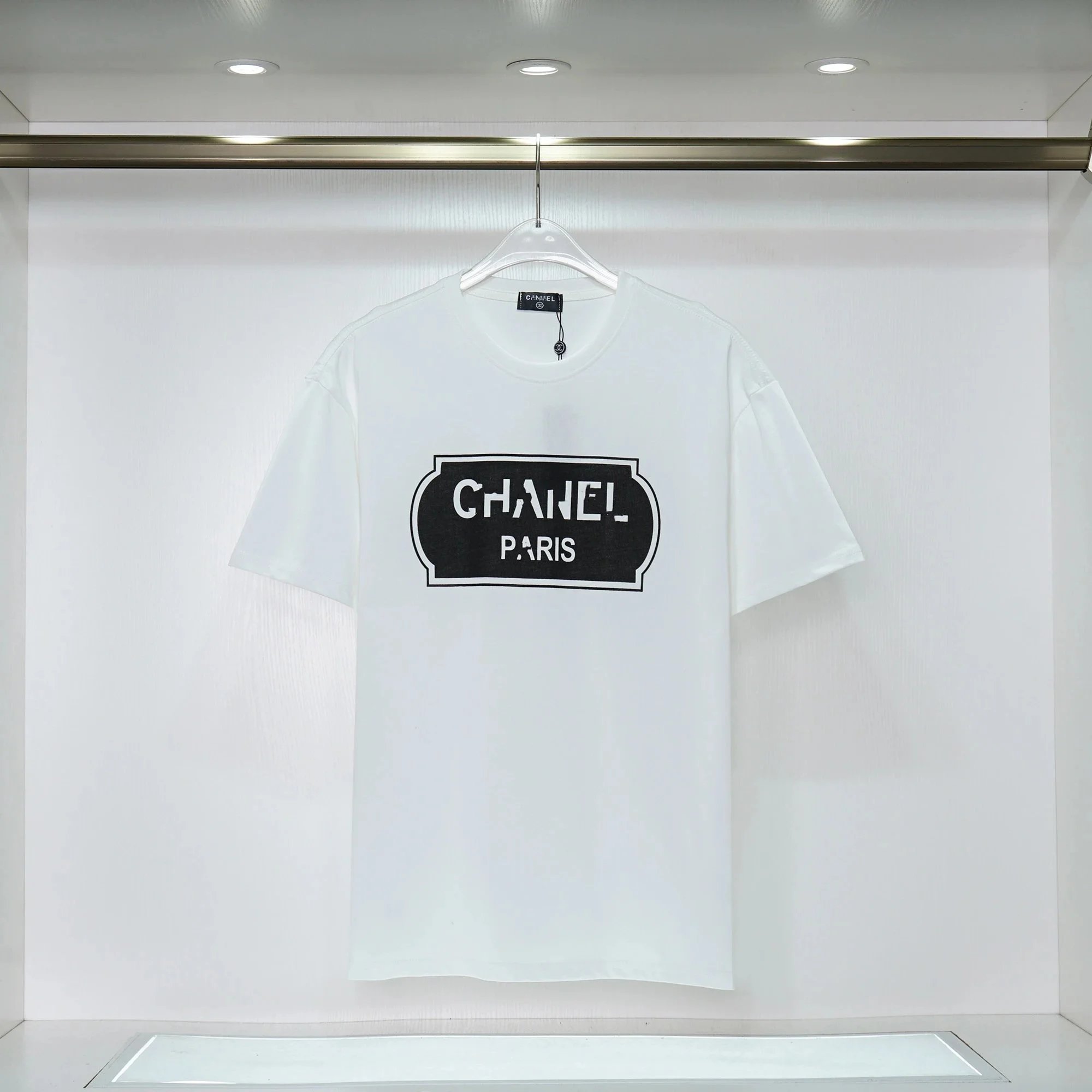 Chanel Rainbow Logo White T-Shirt - 21