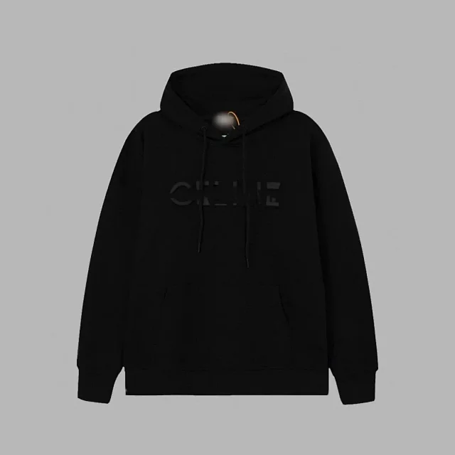Celine Hoodies & Sweatshirts Embossed Logo Pullover Hoodie product detail image 4