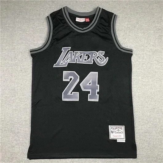 Los Angeles Lakers Kobe Bryant 24 and LeBron James 23 basketball jerseys product detail image 5