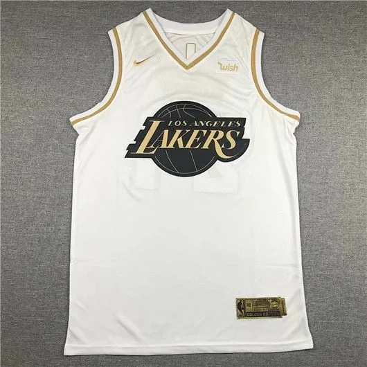 Los Angeles Lakers Kobe Bryant 24 and LeBron James 23 basketball jerseys product detail image 6