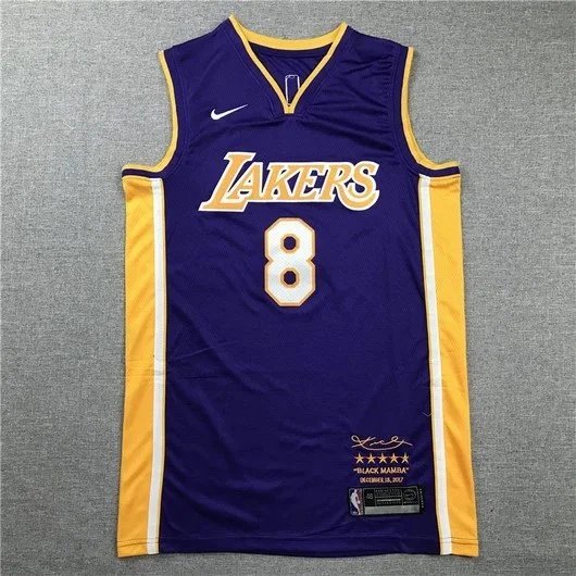 Los Angeles Lakers Kobe Bryant 24 and LeBron James 23 basketball jerseys — 16