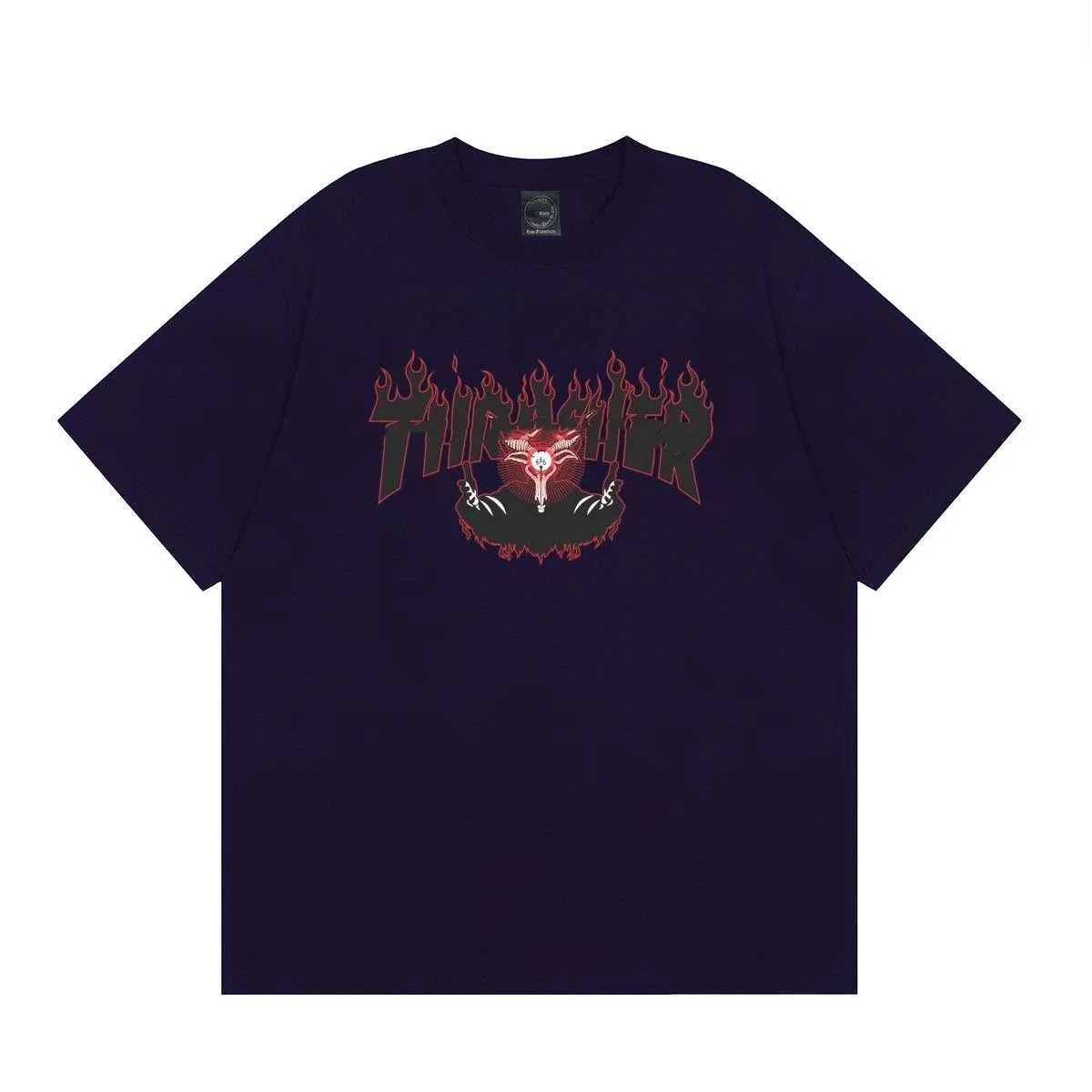Thrasher Magazine Flame Logo White T-Shirt - 6