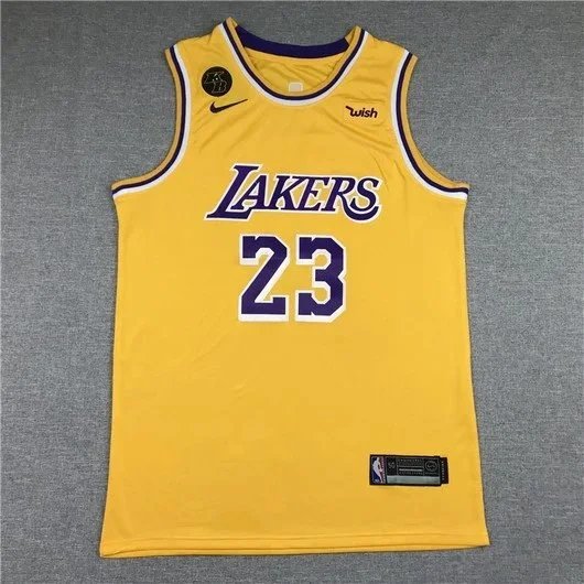 Los Angeles Lakers Kobe Bryant 24 and LeBron James 23 basketball jerseys — 28