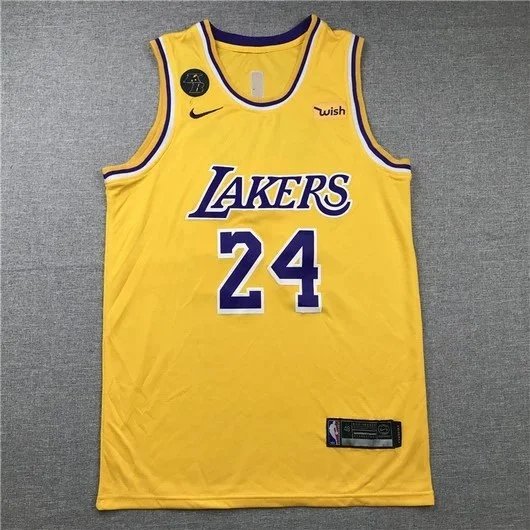 NBA Los Angeles Lakers Kobe Bryant #24 Black City Edition Jersey - 4