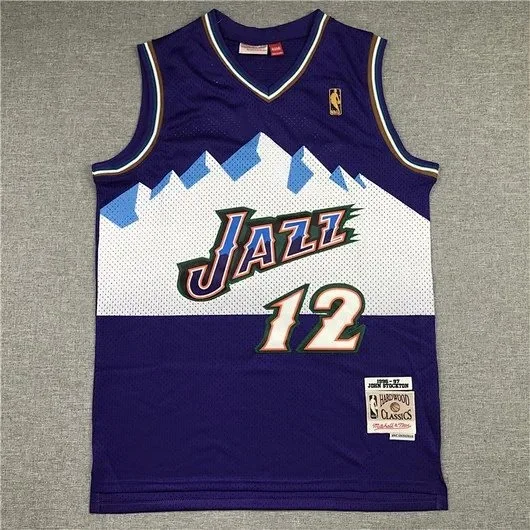 Mitchell & Ness Utah Jazz Hardwood Classics basketball jersey product detail image 2