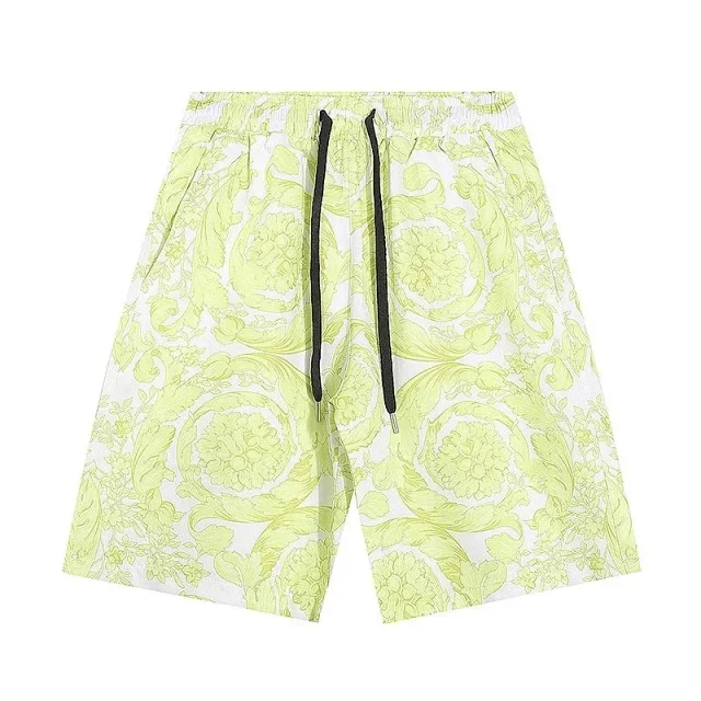 Versace Shorts Drawstring with Medusa emblem and Greca trim product detail image 1