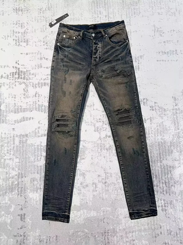 Purple Brand Jeans Distressed slim-fit product detail image 1