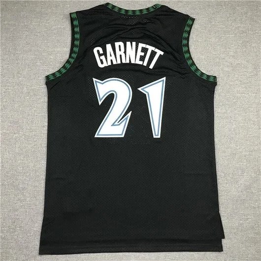 Mitchell & Ness Kevin Garnett Minnesota Timberwolves Throwback Jersey Light Blue - 4