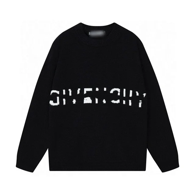 Fendi Knitwear FF Logo Crewneck Knit Sweater product detail image 4