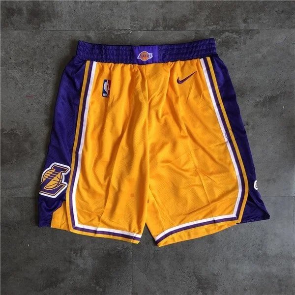 Nike Mesh Basketball Shorts Navy with Red and Yellow Stripes - 5